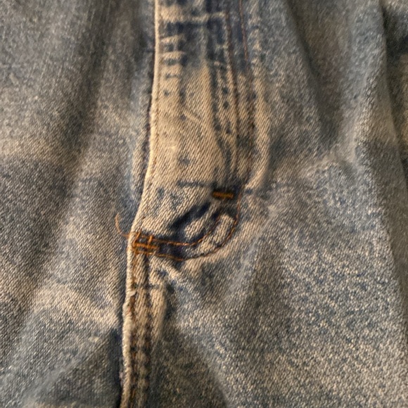 Wrangler Naturally Distressed Vintage Blokecore Denim Jeans 34/32 - Picture 4 of 16